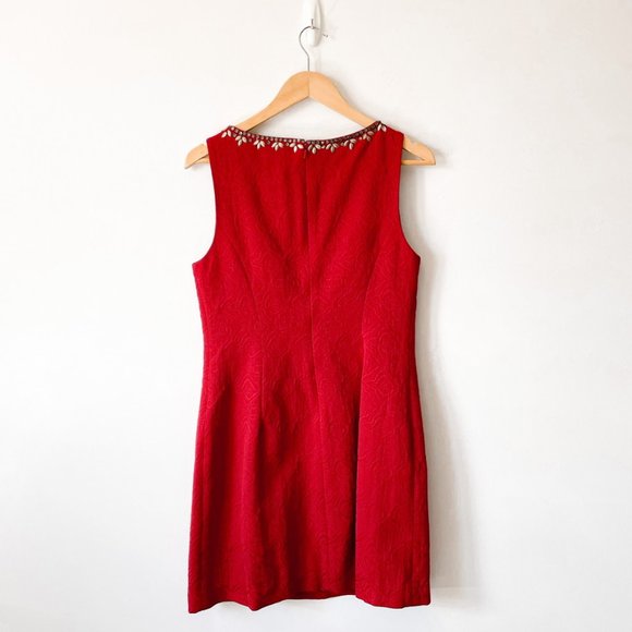 Anthropologie Red Mini Dress - Picture 7 of 10